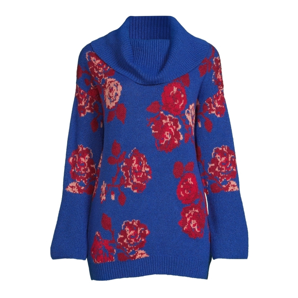 Pioneer Woman Cowl Neck Sweater New Lapis